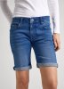 SLIM SHORT MW DÁMSKÉ ÚZKÉ KRAŤASY SE STŘEDNĚ VYSOKÝM PASEM  PEPE JEANS