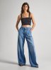 WIDE LEG JEANS UHW PLEAT