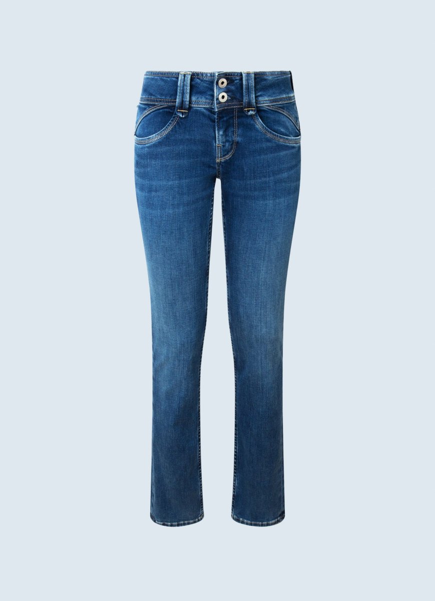 Pepe Jeans, NEW GEN REGULAR FIT REGULAR WAIST JEANS , dámské dziny