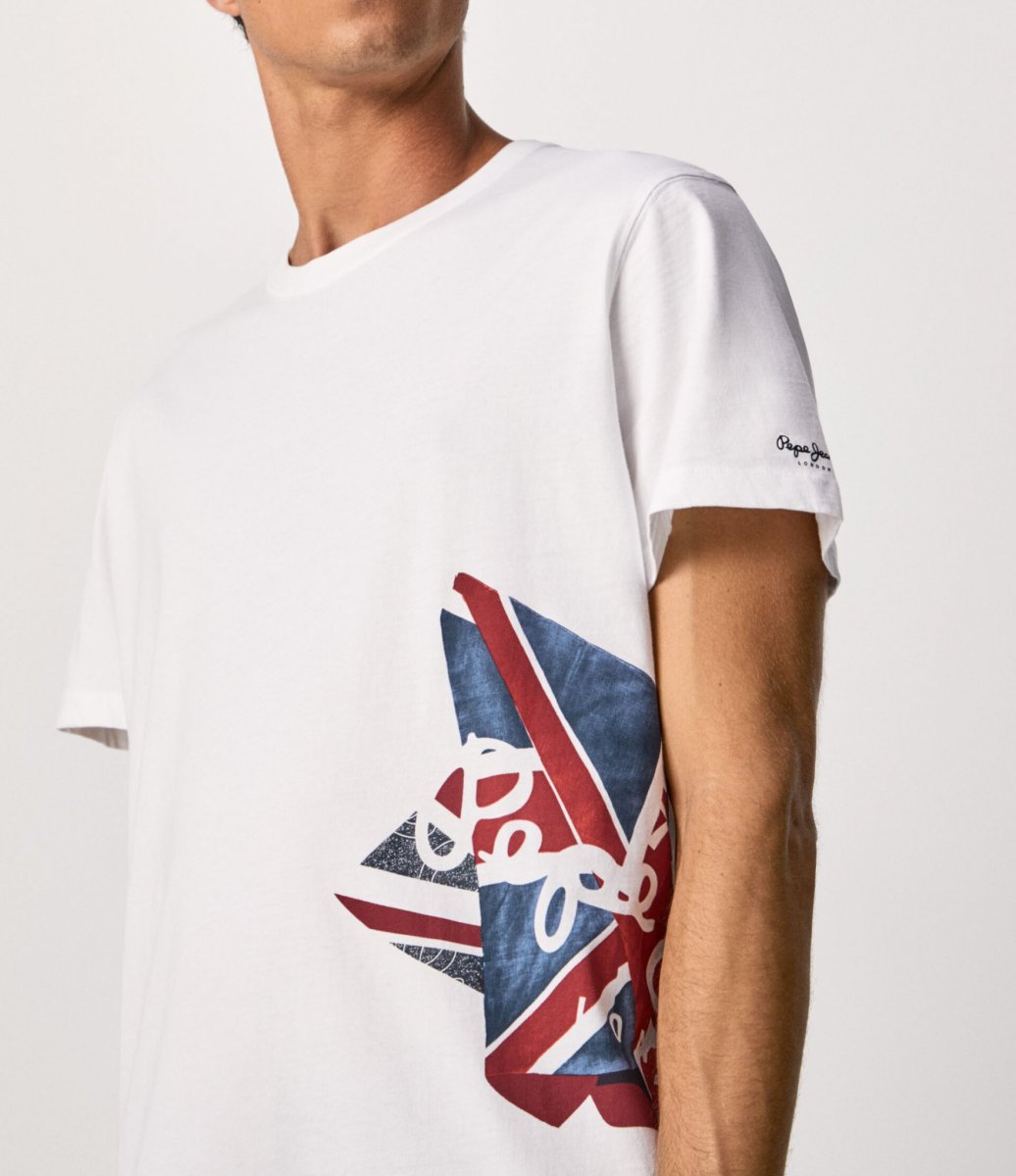 Pepe Jeans, RONNY FLAG T-SHIRT FOR MAN, pánská trička