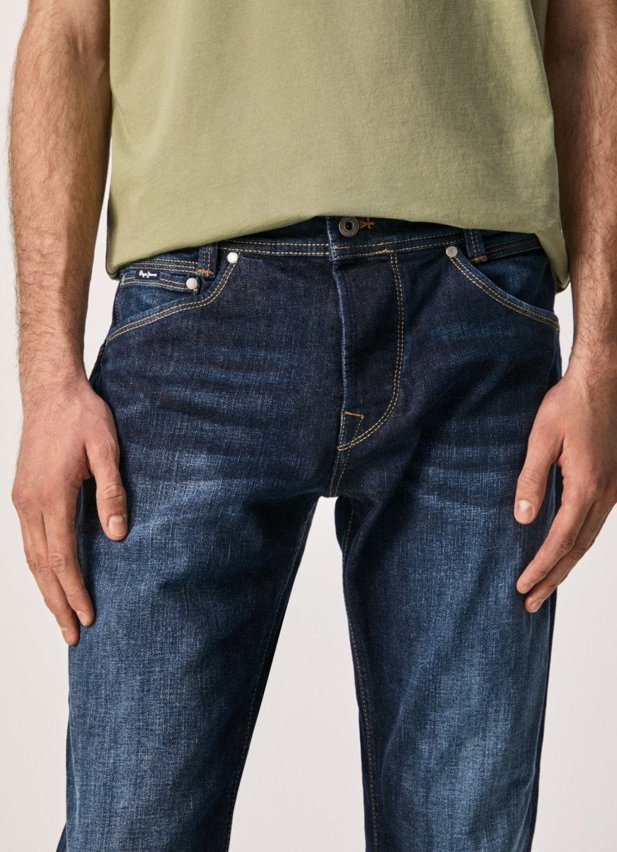 Pepe Jeans,SPIKE REGULAR FIT REGULAR WAIST JEANS, pánské dziny