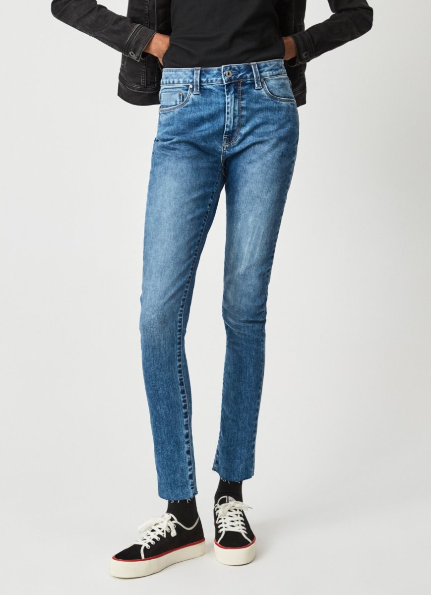Pepe Jeans, REGENT SKINNY FIT HIGH WAIST JEANS, dámské dziny