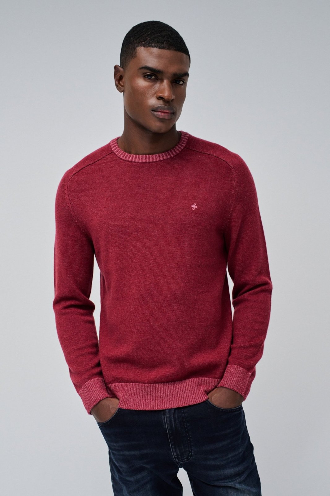 PÁNSKÝ SVETR SALSA JEANS WOOL SWEATER