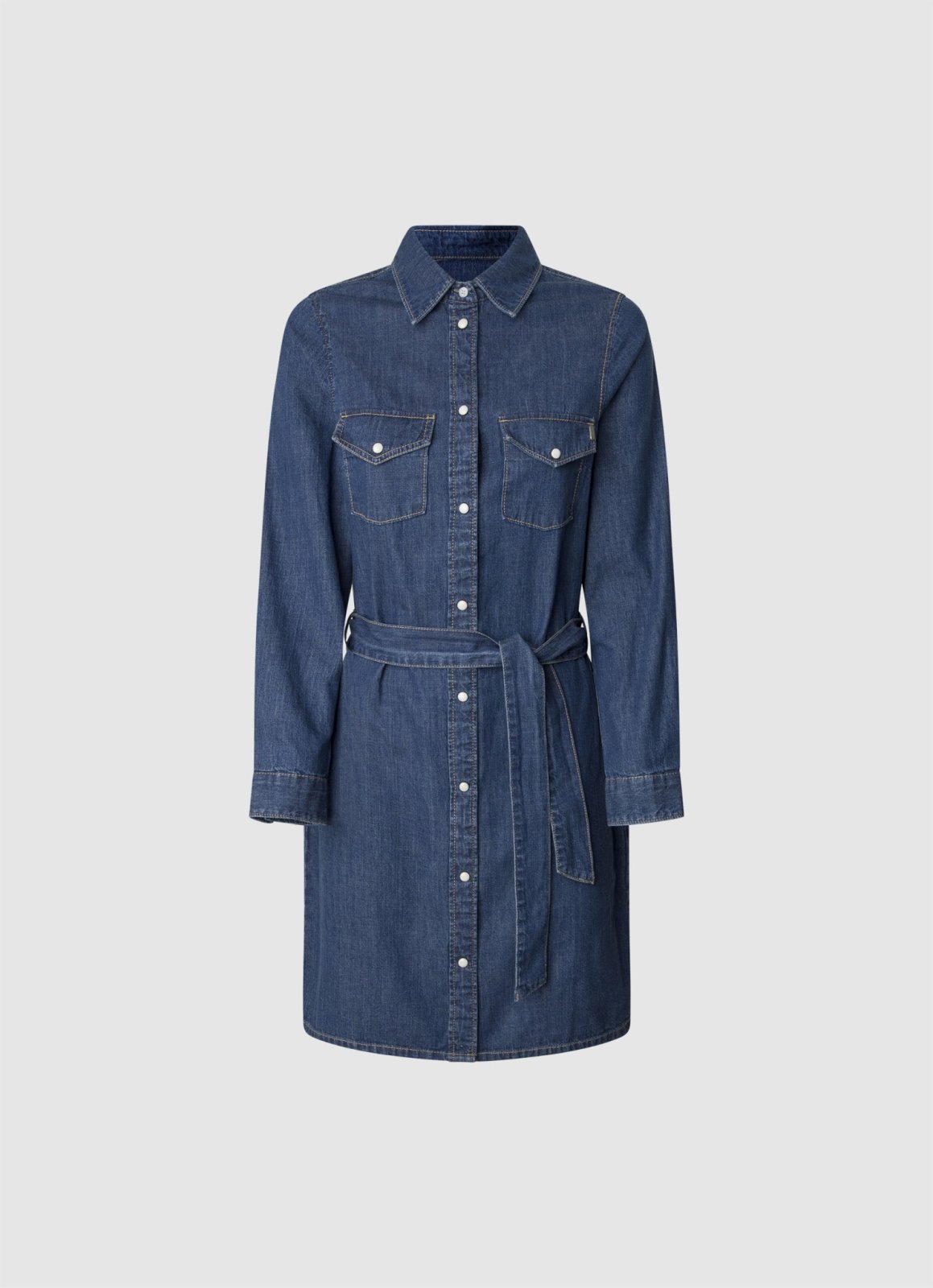 DÁMSKÉ DŽÍNOVÉ ŠATY PEPE JEANS REGULAR DENIM DRESS