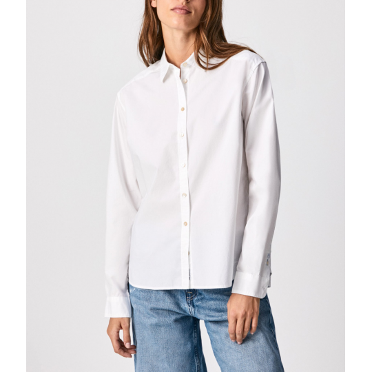 Pepe Jeans, SARA BASIC POPLIN SHIRT, dámské košile