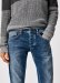 Pepe Jeans,  TRACK REGULAR FIT REGULAR WAIST JEANS Custom Design palladium